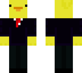 duck in a suit