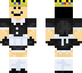 maid quackity with techno crown