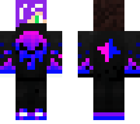 Purple Hoodie Boy V2 | Minecraft Skin