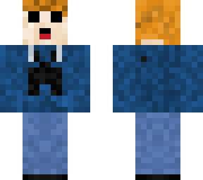 ginger blue creeper hoodie