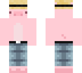 pig with pants