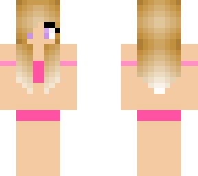 pink crop top girl