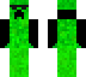 creeper with blue dots