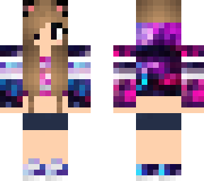 galaxy crop girl