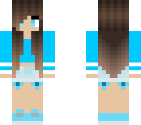 light blue cute girl