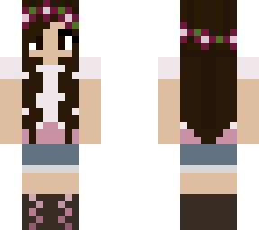 pink summer with boots