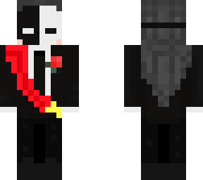 black and white mask boy and girl layer
