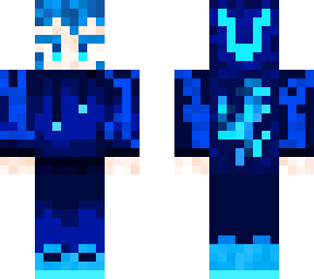 blue "v" guy.