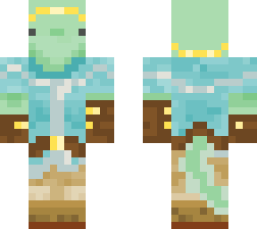 green axolotl elve ( he looks a tad like link from tloz :) )