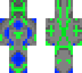 green scifi knight