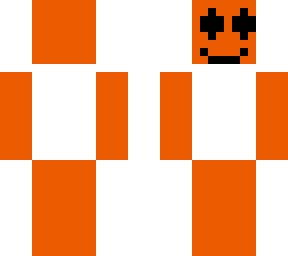 happy pumpkin man