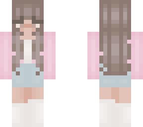 pink cardigan