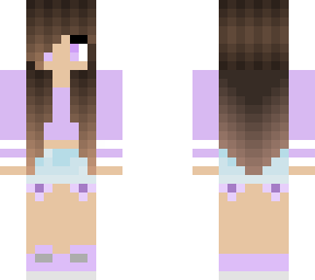 purple pastel girl