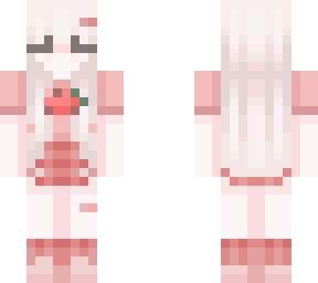 strawberry aesthetic girl