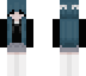 blue haired (stone blue)