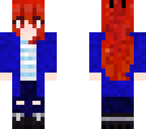 casual diluc blue hoodie