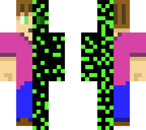 glitch infected man