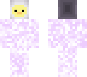 gradient gray and lavender duck