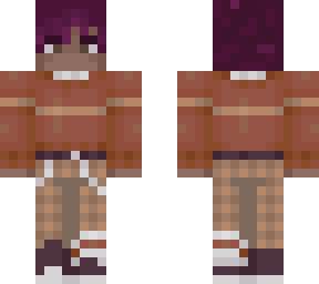 pumpkin spice purple hair