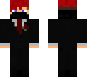 aeon (suit with red hair blu eyes)