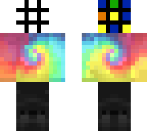 almost finished rubiks cube head