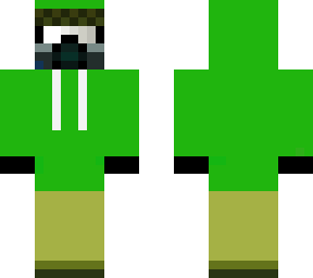 green gas mask
