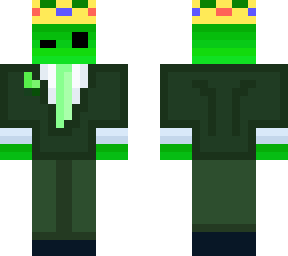 green with crown