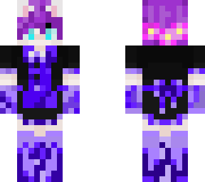 maid boy purple