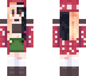 mushroom beauty girl