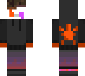 orange and purple