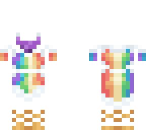 rainbowdash inspired dress