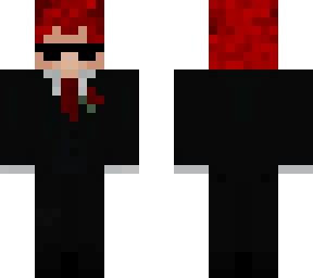 red haired suit boy