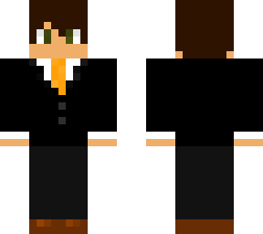 tuxedo orange tie