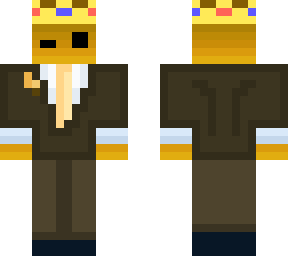 orange with crown