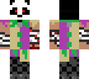 panda clown skin