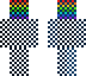 rainbow checkerboard