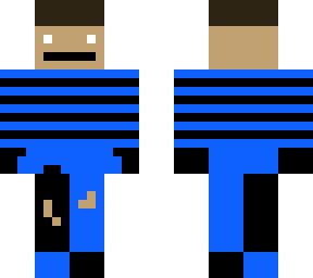 blue striped boy