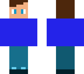 c in his blue jumper