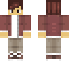 cool guy with the brown jacket