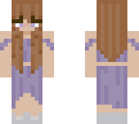 cute, girl, purple