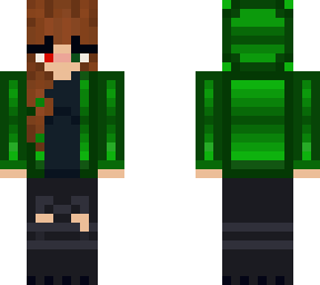 green jacket girl
