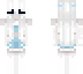 light blue asmr skin