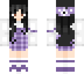 purple flower girl