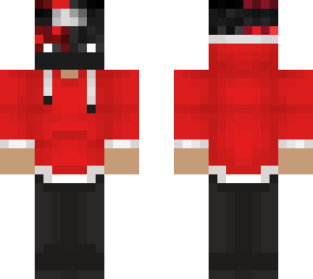 red & black