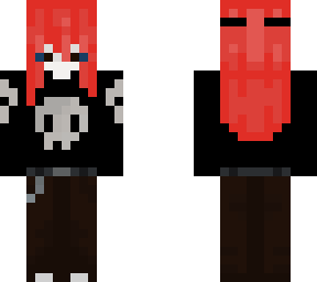 red hair skull emo (fixed again)