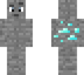 stone with diamond back