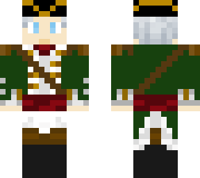 american colonist with removable overcoat - green variant