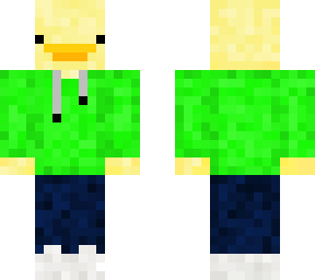 duck in suit / hoodie