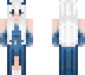 pinan blue dress