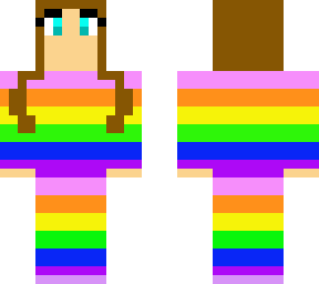 rainbow girl